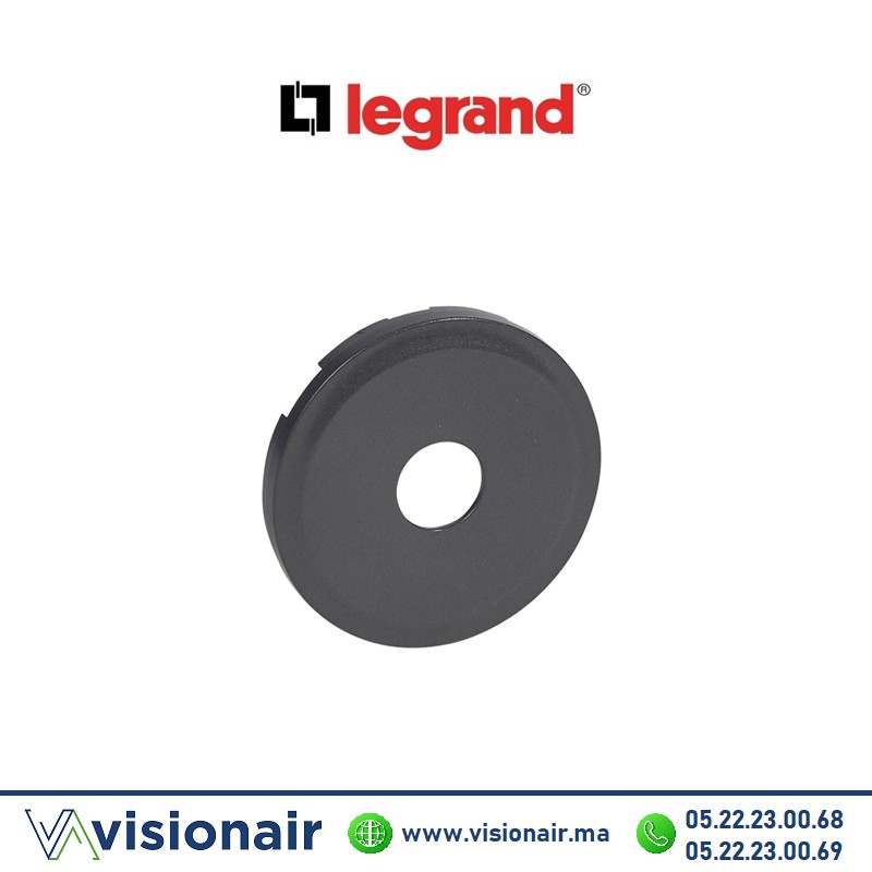 Enjoliveur Prise TV Simple Graphite Legrand Céliane 067982 Casablanca Maroc
