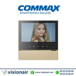 Moniteur vidéophone COMMAX écran LCD 7" gold CDV-70H2G Casablanca Maroc