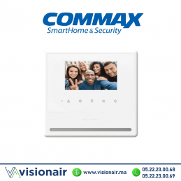 Moniteur vidéophone COMMAX écran LCD 4,3" blanc CDV-43Y Casablanca Maroc