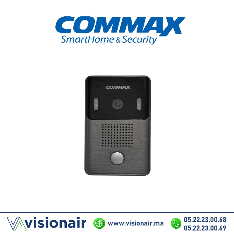 Platine de rue vidéophone COMMAX 1 poste DRC-4Y Casablanca Maroc