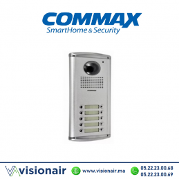 Platine de rue vidéophone COMMAX 10 postes DRC-10AC2 Casablanca Maroc
