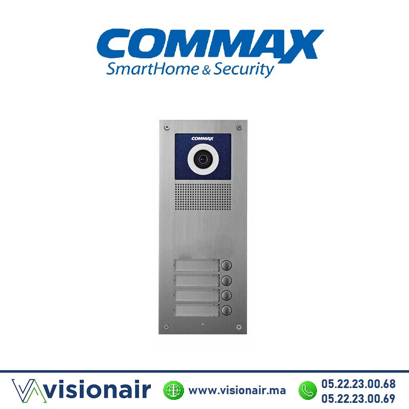 Platine de rue vidéophone COMMAX DRC-4AC Casablanca Maroc