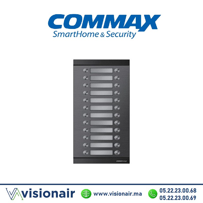 Platine de rue vidéophone COMMAX DRC-24ML/RF1 Casablanca Maroc