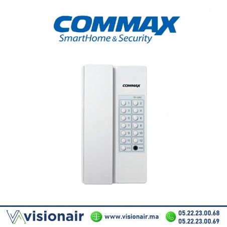 Intercom Commax 12 postes TP-12RC Casablanca Maroc