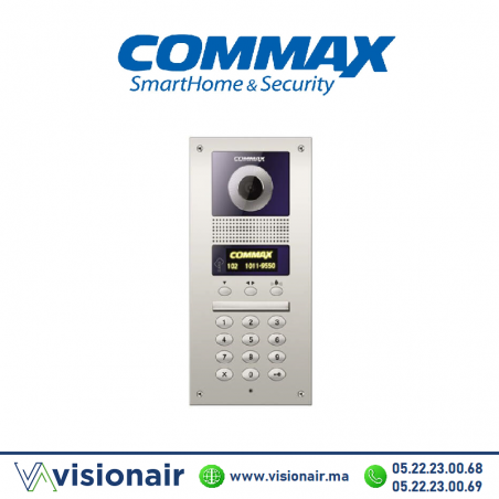 Platine de rue vidéophone COMMAX DRC-GUC/M/RF1 Casablanca Maroc