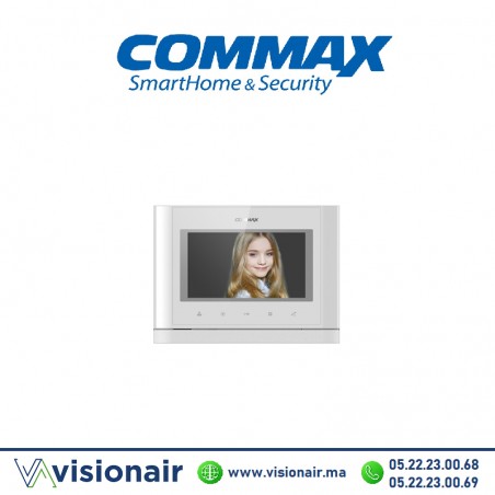 Moniteur vidéophone COMMAX TFT LCD 7'' CDV-77MBL Casablanca Maroc