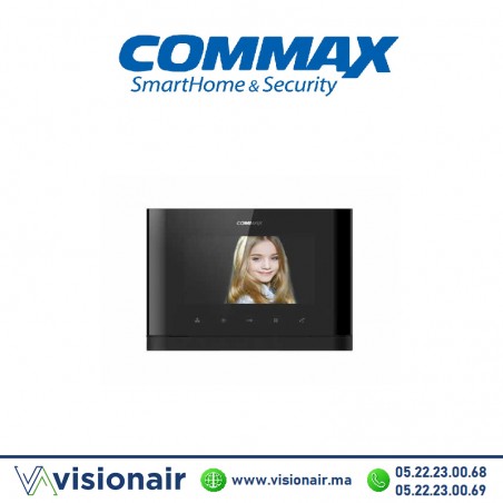 Moniteur vidéophone COMMAX TFT LCD 7''Noir  CDV-77MN Casablanca Maroc