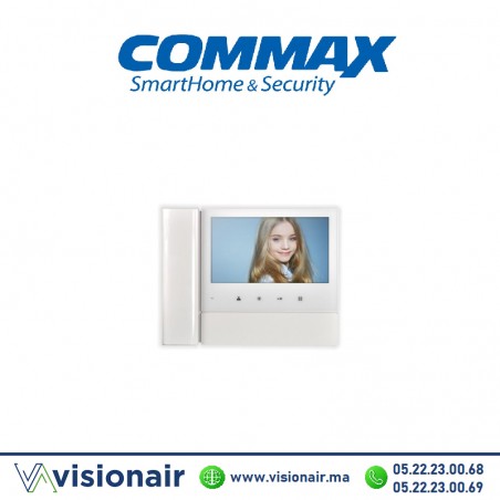 Moniteur vidéophone COMMAX TFT LCD 7''blanc CDV-70N Casablanca Maroc