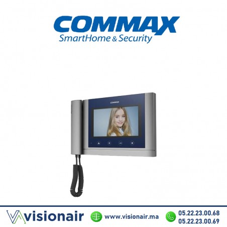 Moniteur vidéophone COMMAX TFT LCD 7'' BS Silver CDV-70MHBSSV Casablanca Maroc