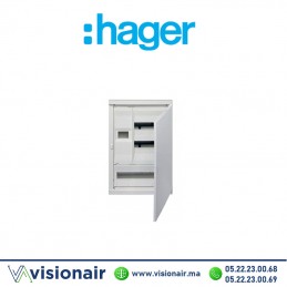 Coffret encastré HAGER 42 modules + disjoncteur GL42PP Casablanca Maroc