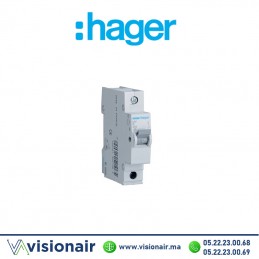 Disjoncteur HAGER 1P 16A MV116 Casablanca Maroc