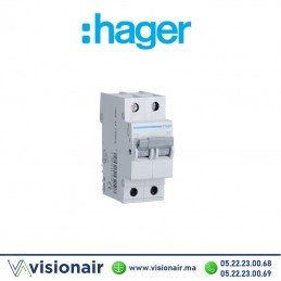 Disjoncteur HAGER 2P 25A MV225 Casablanca Maroc