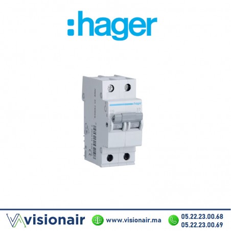 Disjoncteur HAGER 2P 32A MV232 Casablanca Maroc