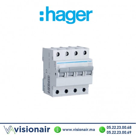Disjoncteur HAGER 4P 40A MV440 Casablanca Maroc