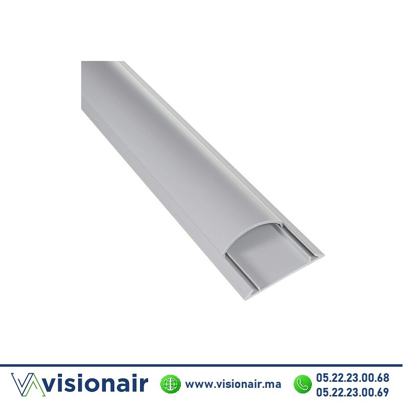 Plinthe goulotte de sol 50x15 adhésive Gris  Casablanca Maroc