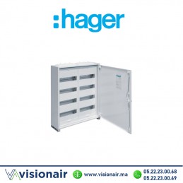 Coffret métallique Hager 650x550x161 96M FWB42S Casablanca Maroc