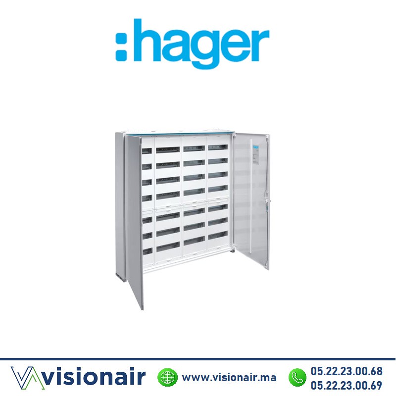 Coffret métallique Hager 1100x1050x161 336M FWB74S Casablanca Maroc