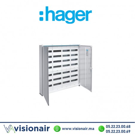 Coffret métallique Hager 1100x1050x161 336M FWB74S Casablanca Maroc