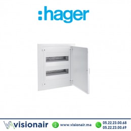 Coffret encastré HAGER 24 M porte opaque  Casablanca Maroc