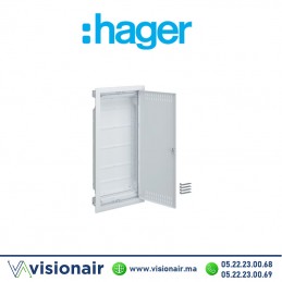 Coffret encastré HAGER Volta 48M 4RG porte opaque Casablanca Maroc