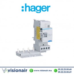 Bloc différentielle Hager 2P 25A 300mA BF426 Casablanca Maroc