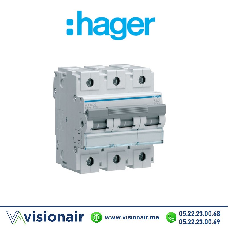 Disjoncteur HAGER 4P 125A HLE399S Casablanca Maroc