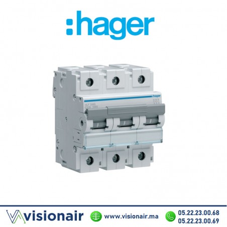 Disjoncteur HAGER 4P 125A HLE399S Casablanca Maroc