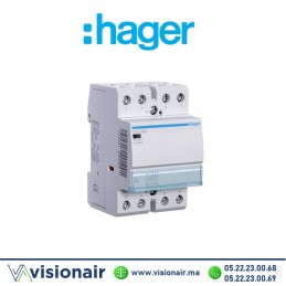 Contacteur modulaire HAGER 4F 230V 40A GESC440 Casablanca Maroc