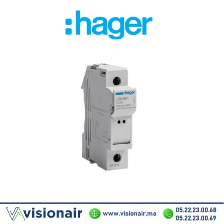 Coupe-circuit 1P HAGER 10x38 32A LSN501 Casablanca Maroc