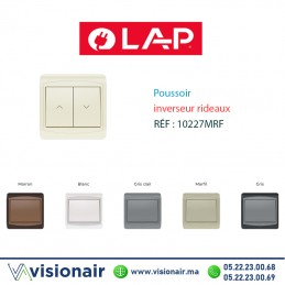 Poussoir inverseur rideaux LAP GALAXY Marfil 10227MRF Casablanca Maroc