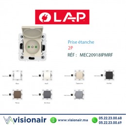 Prise étanche 2P Marfil LAP Millenium 20918IPMRF2 Casablanca Maroc