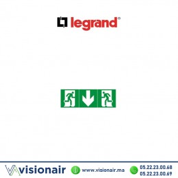 Pictogramme adhésif homme + flèche BAES Legrand 661670 Casablanca Maroc