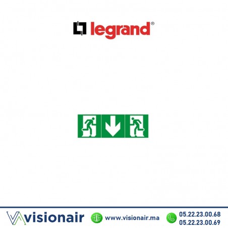 Pictogramme adhésif homme + flèche BAES Legrand 661670 Casablanca Maroc