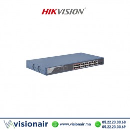 Switch HIKVISION 24 ports POE 10/100 2 Combo DS-3E1326P-EI Casablanca Maroc