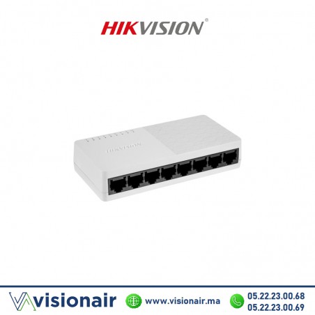 Switch HIKVISION 8 ports 10/100 Mbps DS-3E0108D-O Casablanca Maroc