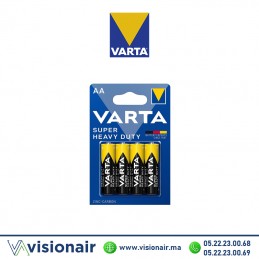 Pile VARTA SUPERLIFE AA4 LR06 1,5V saline ZINC-CARBONE Casablanca Maroc