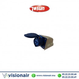 Prise industrielle Tosun 2P+T apparent 32A TSN123 Casablanca Maroc