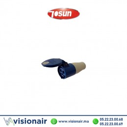 Prise industrielle Tosun 2P+T mobile 16A TSN213 - Casablanca Maroc