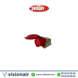 Prise industrielle Tosun 3P+N+T  apparent 32A TSN125 Casablanca Maroc