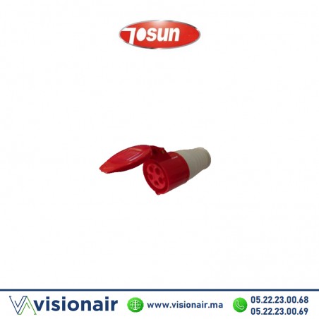 Prise industrielle Tosun 3P+N+T mobile 16A TSN215 Casablanca Maroc