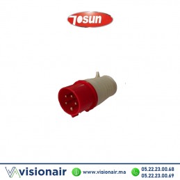Fiche industrielle Tosun 3P+N+T mobile 32A TSN025 Casablanca Maroc