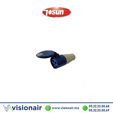 Prise industrielle Tosun 2P+T mobile 32A TS223  Casablanca Maroc