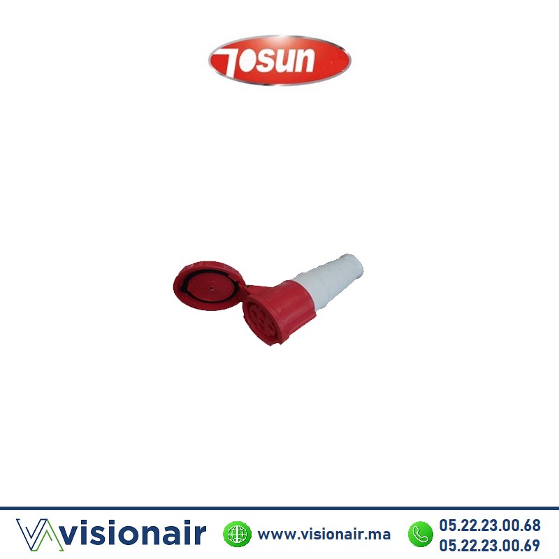 Prise industrielle Tosun 3P+T 63A TS234 Casablanca Maroc
