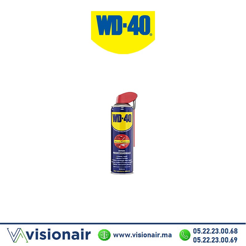 Dégrippant lubrifiant WD-40 double position 500ml