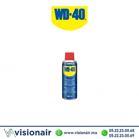 Dégrippant lubrifiant WD-40 200ml Casablanca Maroc