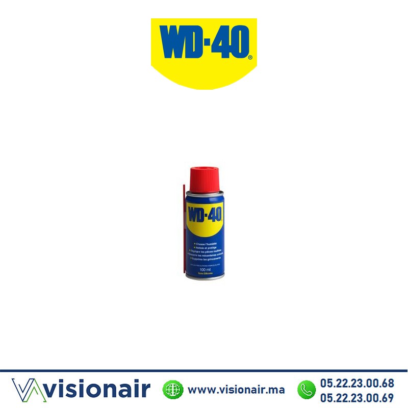 Dégrippant lubrifiant WD-40 100ml Casablanca Maroc