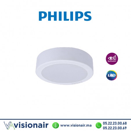 Panel LED PHILIPS Rond apparent 17W 6500°K MESON Casablanca Maroc