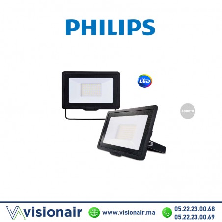 Projecteur LED PHILIPS 50W BVP150 G2 LED45/NW 4000°K Casablanca Maroc