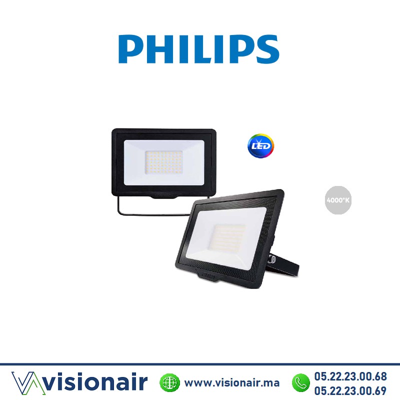 Projecteur LED PHILIPS 200W BVP150 G2 LED180/NW 4000°K Casablanca Maroc