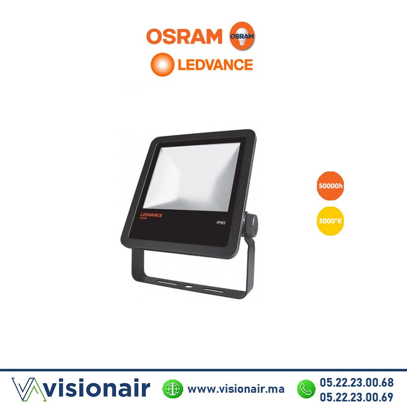 Projecteur LED Osram Ledvance Performance 50W 3000°K Casablanca Maroc